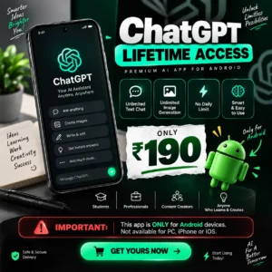ChatGPT Unlimited Lifetime – Only Android